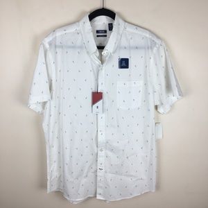 ❗️SOLD NEW Izod Anchor Short Sleeve Button Down